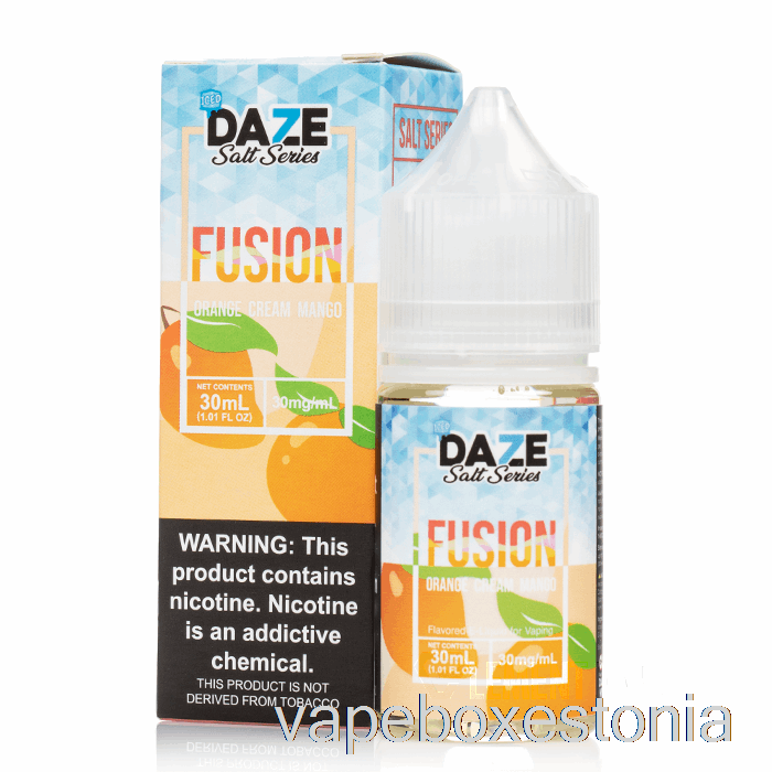 Vape Box Estonia Jääapelsin Kreem Mango - 7 Daze Fusioonsoola - 30ml 30mg
